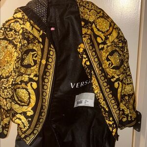 Versace Ornate Black and Gold Jacket